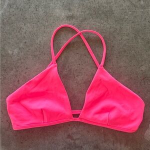 Hot Pink Triangle top left on Friday